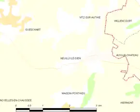 Poziția localității Neuilly-le-Dien