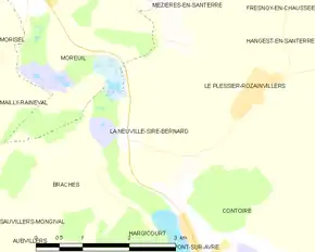 Poziția localității La Neuville-Sire-Bernard