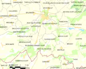 Poziția localității Poix-de-Picardie