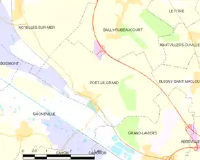 Poziția localității Port-le-Grand