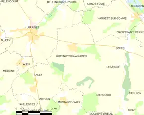 Poziția localității Quesnoy-sur-Airaines