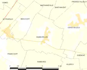 Poziția localității Ramburelles