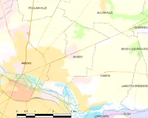 Poziția localității Rivery