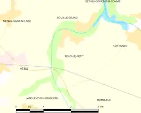 Poziția localității Rouy-le-Petit