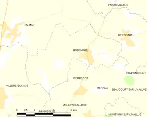 Poziția localității Rubempré