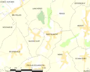 Poziția localității Saint-Blimont