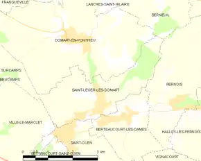 Poziția localității Saint-Léger-lès-Domart