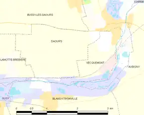 Poziția localității Vecquemont