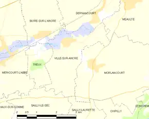 Poziția localității Ville-sur-Ancre