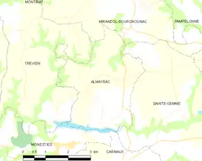 Poziția localității Almayrac