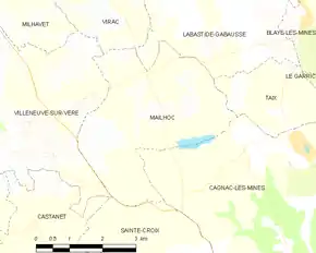 Poziția localității Mailhoc