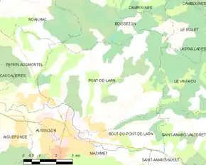 Poziția localității Pont-de-Larn