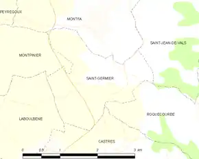 Poziția localității Saint-Germier