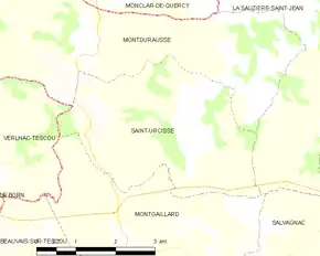 Poziția localității Saint-Urcisse