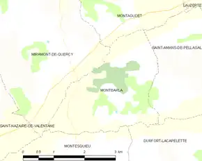 Poziția localității Montbarla