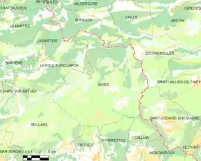 Poziția localității Mons