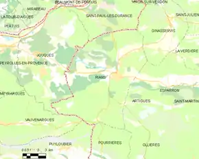 Poziția localității Rians