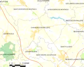 Poziția localității Chavagnes-en-Paillers