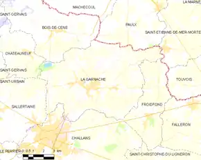 Poziția localității La Garnache