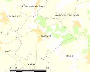 Poziția localității L'Hermenault