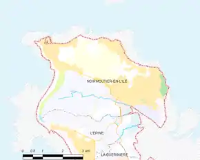 Poziția localității Noirmoutier-en-l'Île