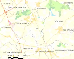 Poziția localității L'Oie