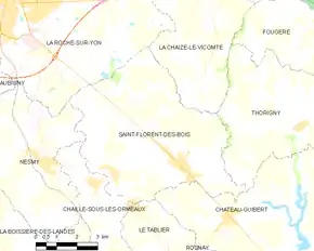 Poziția localității Saint-Florent-des-Bois