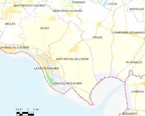 Poziția localității Saint-Michel-en-l'Herm