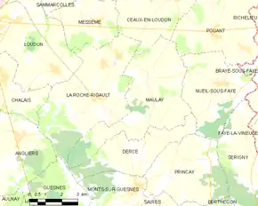 Poziția localității Maulay