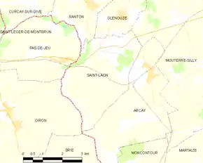 Poziția localității Saint-Laon