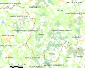 Poziția localității Marval