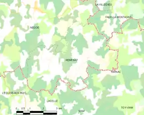 Poziția localității Rempnat