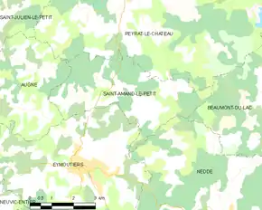 Poziția localității Saint-Amand-le-Petit