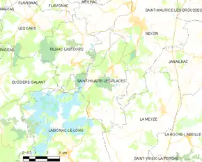 Poziția localității Saint-Hilaire-les-Places