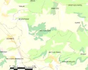 Poziția localității Ancy-le-Libre