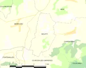 Poziția localității Mouffy