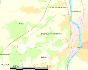 Poziția localității Saint-Martin-du-Tertre