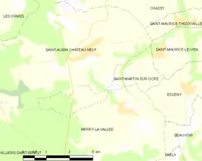 Poziția localității Saint-Martin-sur-Ocre