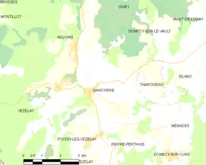 Poziția localității Saint-Père