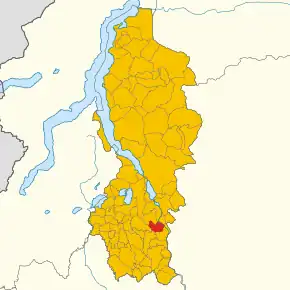 Poziția localității Airuno