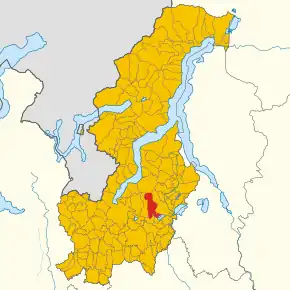 Poziția localității Albavilla