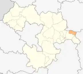 Poziția localității Anton