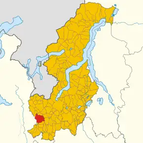 Poziția localității Appiano Gentile