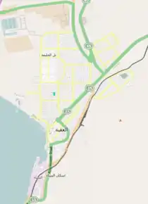 Poziția localității Aqaba