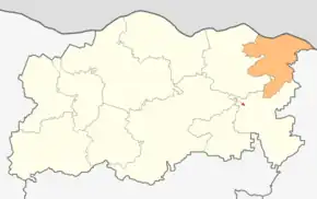 Poziția localității Belene