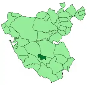 Poziția localității Benalup-Casas Viejas