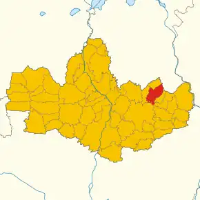 Poziția localității Bernareggio