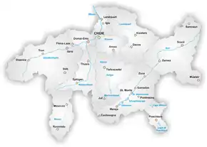 Poziția localității Graubünden