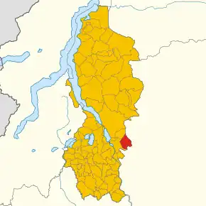 Poziția localității Carenno