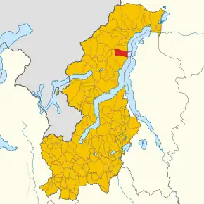 Poziția localității Cremia